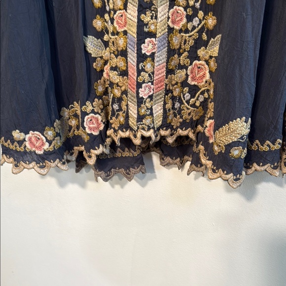 Johnny Was Embroidered Tank Dress L - Picture 4 of 8